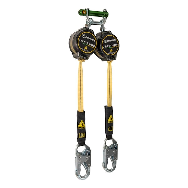 Safewaze Latitude Pro Arc Flash 7ft Dual Web SRL: 9013 BWB, Snap Hooks 020-5213 - main